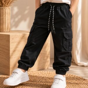 Boys Premium Cargo Jogger Pants